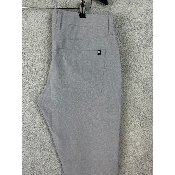 Travis Mathew Pants Mens 32x32 Gray Chino Performance Pockets Golf Wicking Rugby